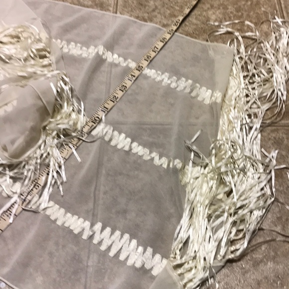 SATIN RIBBONED SCARF - Picture 5 of 6